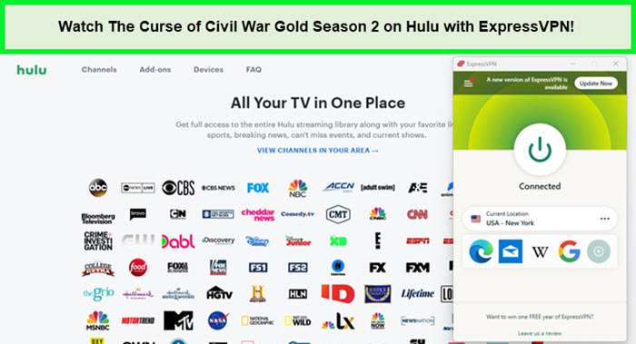  Vloek van de Burgeroorlog op Hulu met ExpressVPN in - Nederland 