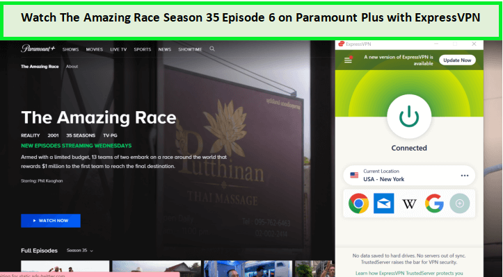 Guarda la stagione 35 della corsa incredibile Episodio 6 in - Italia Su Paramount Plus 
