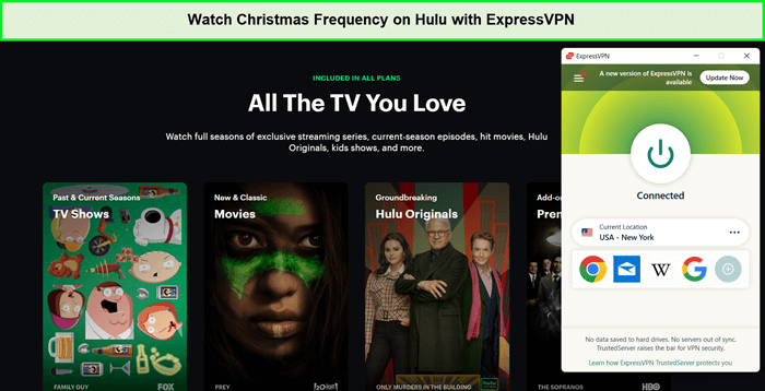  ExpressVPN débloque Hulu pour la fréquence de Noël. in - France 
