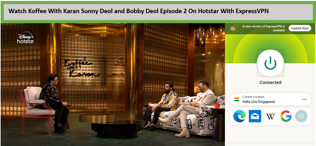 Unblock Koffee with Karan Sunny Deol and Bobby Deol 