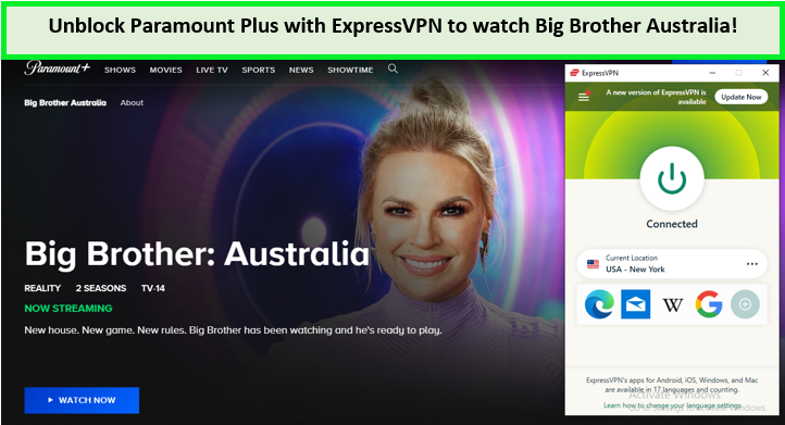  Beobachte Big Brother Australien  -  Auf Paramount Plus 