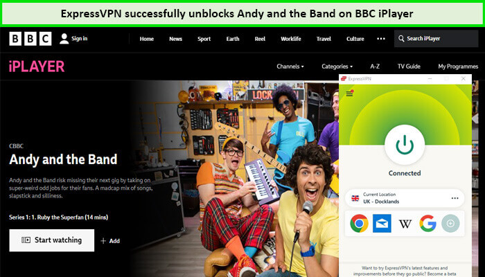 Express-VPN-Unblock-Andy-and-the-Band-in-Spain-on-BBC-iPlayer