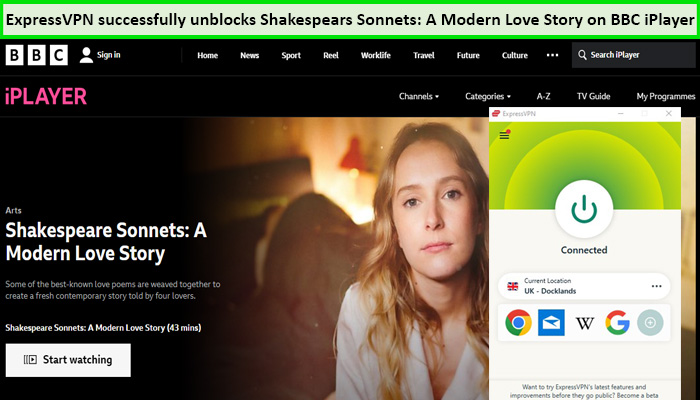 Express-VPN-Unblock-Shakespears-Sonnet-A-Modern-Love-Story-outside-UK-on-BBC-iPlayer
