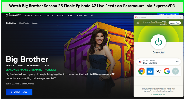  Regardez l'épisode 42 de la finale de Big Brother 25 en direct.  -  Sur Paramount Plus 