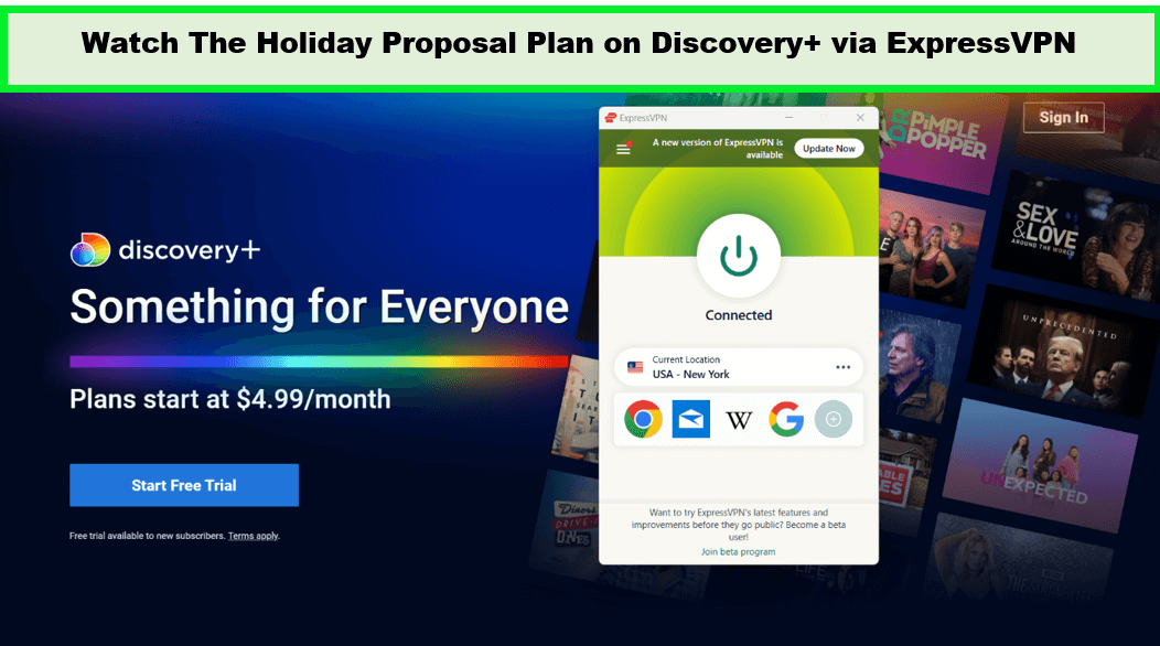 Watch-The-Holiday-Proposal-Plan-outside-USA-on-Discovery-Plus-With-ExpressVPN