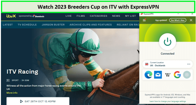  Guarda il Breeders Cup 2023 in-Italia Su ITV con ExpressVPN 