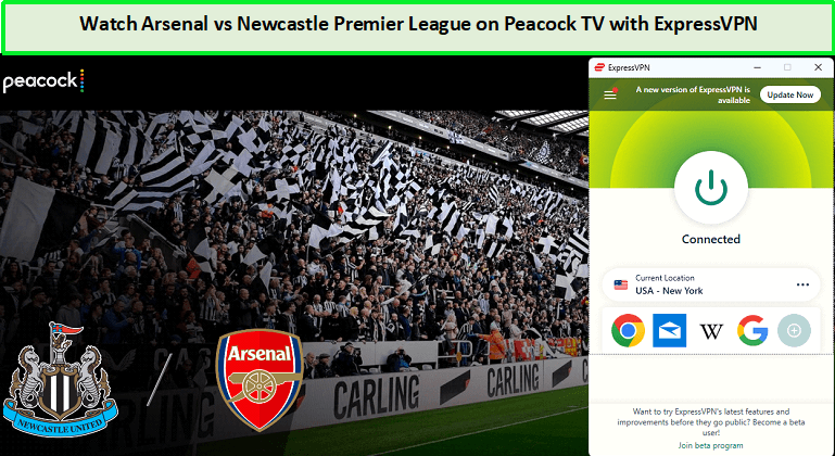 unblock-Arsenal-vs-Newcastle-Premier-League-outside-USA-On-Peacock-TV-with-ExpressVPN