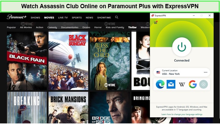 Guarda Assassin Club online su Paramount Plus.  -  