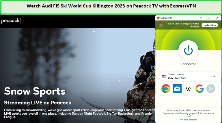  Regardez la Coupe du Monde Audi FIS de Ski à Killington 2023. in - France Sur Peacock TV avec ExpressVPN 