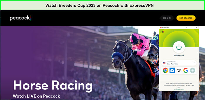 unblock-Breeders-Cup-Classic-2023-in-Japan-on-Peacock-with-ExpressVPN