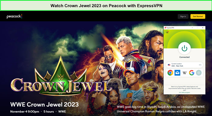 unblock-Crown-Jewel-2023-in-Australia-on-Peacock-with-ExpressVPN