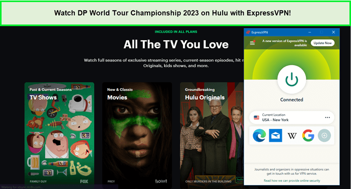  Mira el Campeonato de la Gira DP World 2023 in - Espana En Hulu con ExpressVPN 