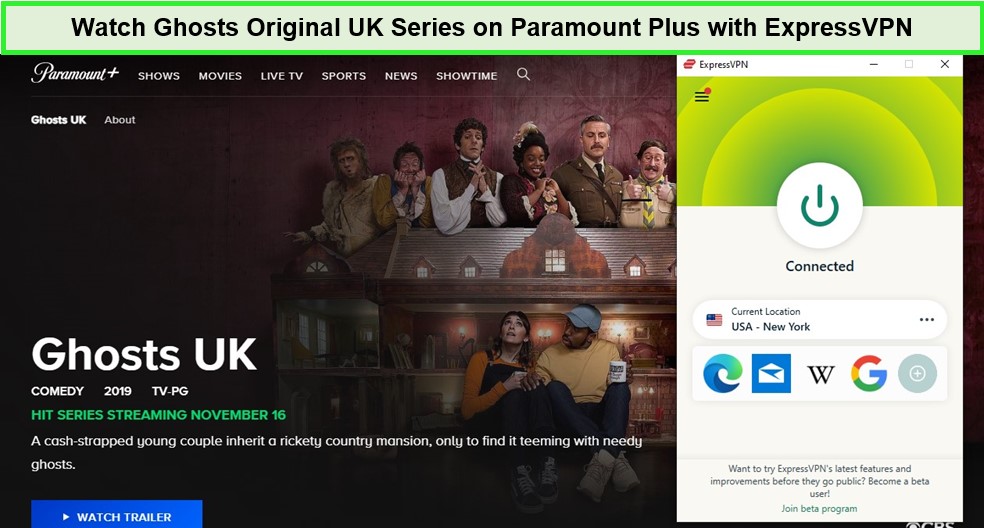 Guarda la serie originale UK Ghost su Paramount Plus.  -  