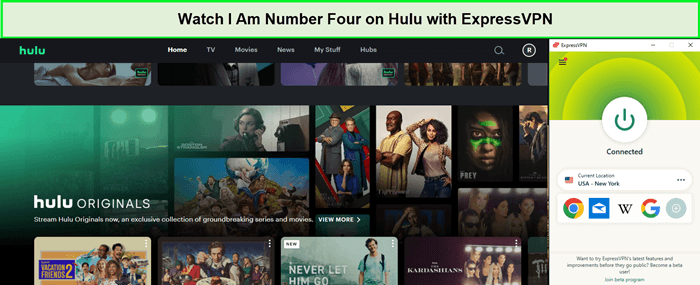  Regardez Je Suis Numéro Quatre in - France Sur Hulu avec ExpressVPN 