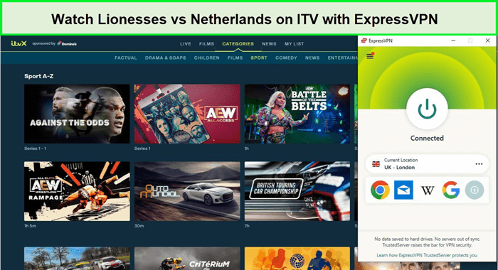 Watch-Lionesses-vs-Netherlands-in-South Korea-on-ITV-with-ExpressVPN