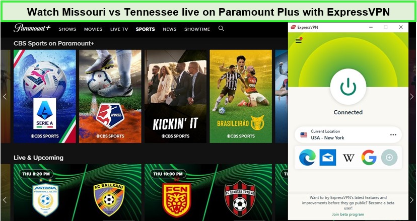 Guarda Missouri contro Tennessee in diretta su Paramount Plus.  -  