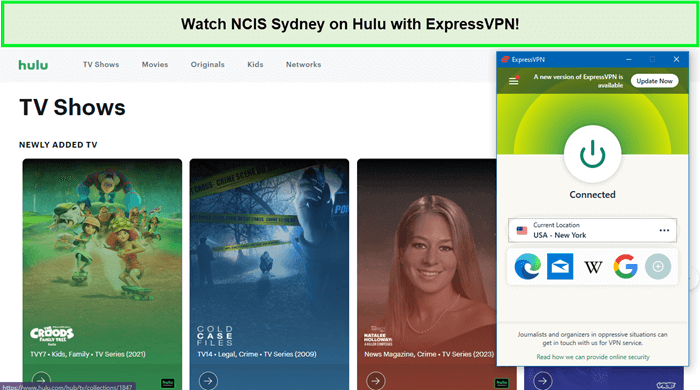 Regardez NCIS Sydney sur Hulu avec ExpressVPN. in - France 