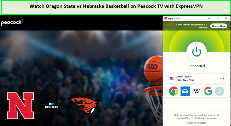 Débloquer l'État de l'Oregon contre le basket-ball du Nebraska in - France Sur Peacock TV avec ExpressVPN 