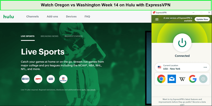  Beobachte-Oregon-gegen-Washington-Woche-14-in - Deutschland-Auf-Hulu-mit-ExpressVPN 