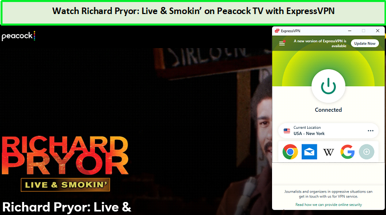 Watch-Richard-Pryor-Live-&-Smokin-in-South Korea-on-Peacock-with-ExpressVPN