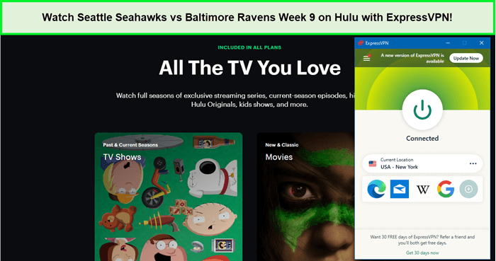 Watch-Seattle-Seahawks-vs-Baltimore-Ravens-Week-9-on-Hulu-with-ExpressVPN-in-Italy