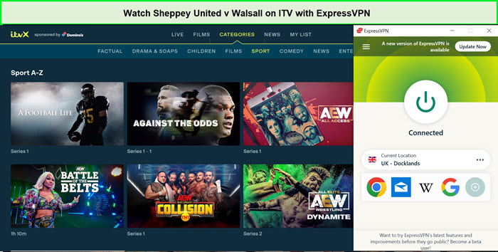 Watch-Sheppey-United-v-Walsall-in-Canada-on-ITV-with-ExpressVPN