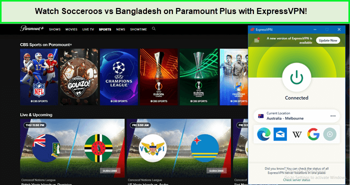 Watch-Socceroos-vs-Bangladesh-in-New Zealand-on-Paramount-plus-with-ExpressVPN