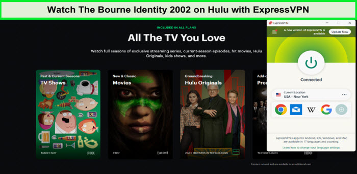 Watch-The-Bourne-Identity-2002-on-Hulu-with-ExpressVPN-in-South Korea
