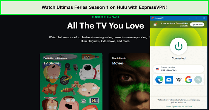  Mira la temporada 1 de Ultimas Ferias en Hulu con ExpressVPN. in - Espana 