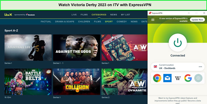  Guarda il Victoria Derby 2023 in-Italia Su ITV con ExpressVPN 
