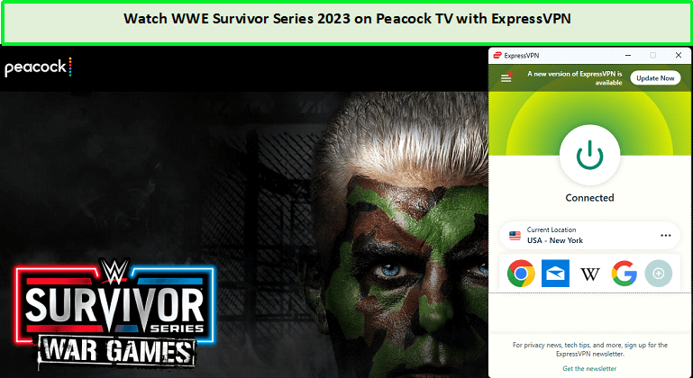 Watch-WWE-Survivor-Series-2023-in-South Korea-on-Peacock-TV-with-ExpressVPN