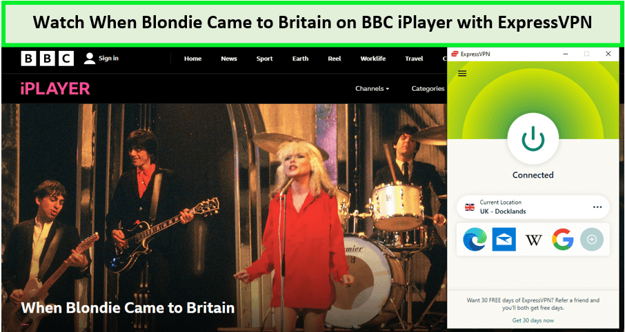 Watch-When-Blondie-Came-To-Britain-in-Spain-on-BBC-iPlayer-with-ExpressVPN 