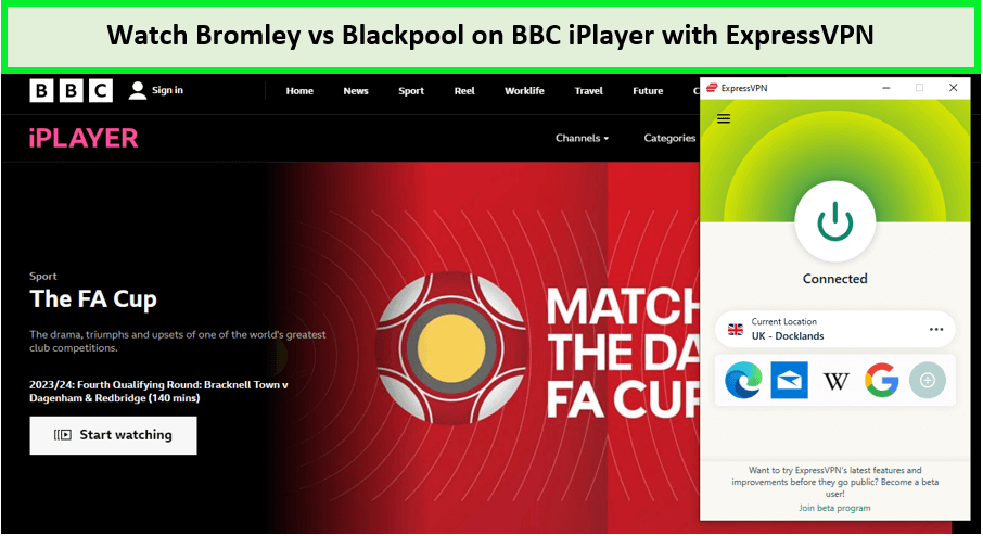  Mira Bromley contra Blackpool in - Espana En BBC iPlayer con ExpressVPN 