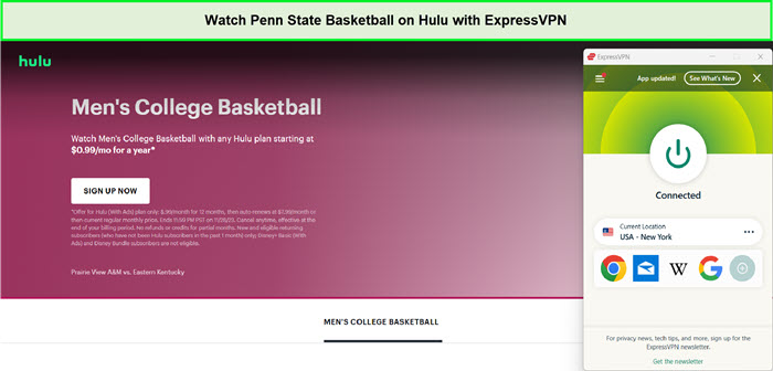 watch-penn-state-basketball-on-hulu-with-expressvpn in-Italy