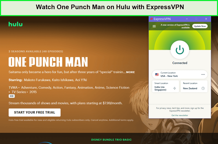 expressvpn-unblocks-hulu-for-the-one-punch-man-in-Netherlands