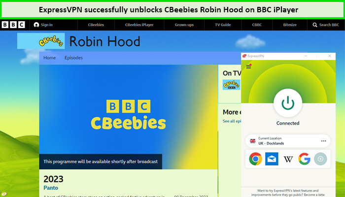  Express-VPN débloque CBeebies Robin Hood in - France Sur BBC iPlayer 