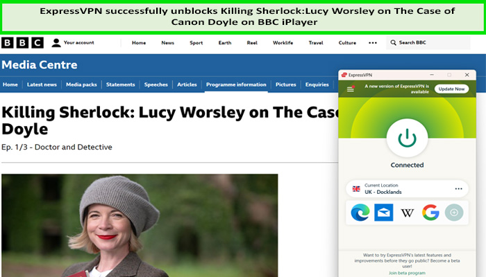 Express-VPN-Unblocks-Killing-Sherlock-Lucy-Worsley-on-the-Case-of-Canon-Doyle-in-Italy-on-BBC-iPlayer