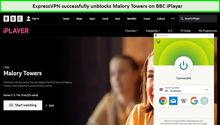  Express-VPN-Débloque-Malory-Towers- in - France -sur-BBC-iPlayer 