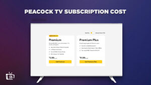 What is Peacock TV Subscription cost outside USA?