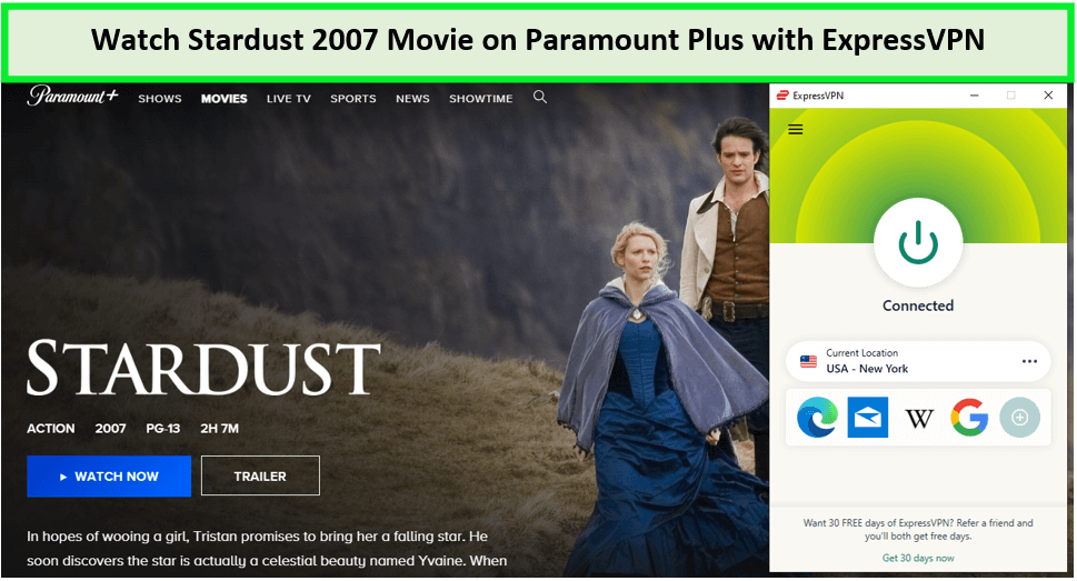  Guarda il film Stardust del 2007 in-Italia Su Paramount Plus con ExpressVPN 