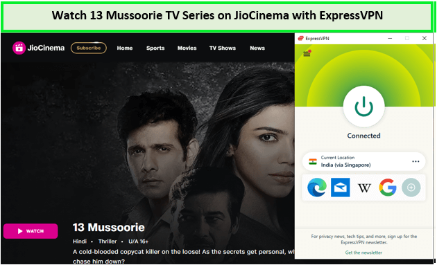  Regardez la série télévisée Mussoorie 13. in - France Sur JioCinema avec ExpressVPN 