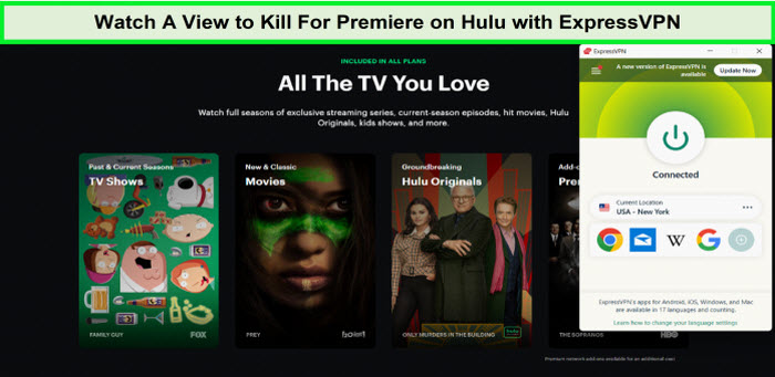  Regardez A View to Kill pour la première fois sur Hulu avec ExpressVPN. in - France 