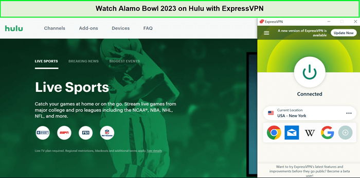 Watch-Alamo-Bowl-2023-in-France-on-Hulu-with-ExpressVPN