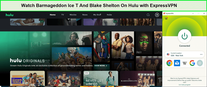 Watch-Barmageddon-Ice-T-And-Blake-Shelton-Outside-USA-On-Hulu-with-ExpressVPN