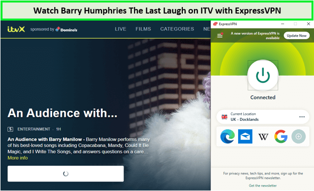  Kijk naar Barry Humphries - De Laatste Lach. in - Nederland Op ITV met ExpressVPN 