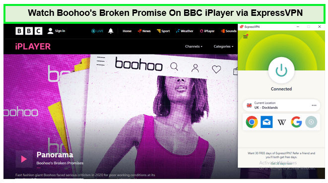 Guarda-Boohoo-Promessa-Rotta in - Italia Su BBC iPlayer tramite ExpressVPN 