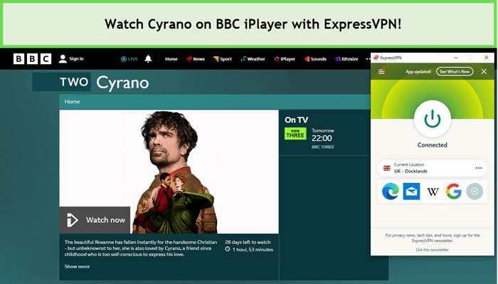  Regarde Cyrano in - France Sur BBC iPlayer avec ExpressVPN 