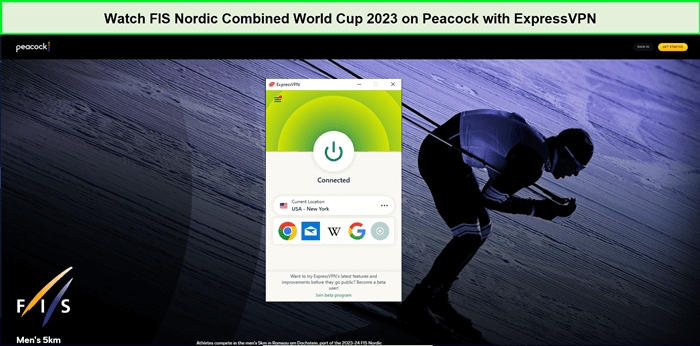 unblock-FIS-Nordic-Combined-World-Cup-2023-in-Italy-on-Peacock-with-ExpressVPN