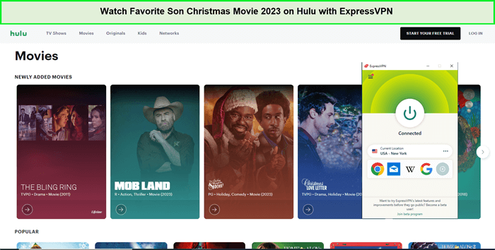 Watch-Favorite-Son-Christmas-Movie-2023-in-Australia-on-Hulu-with-ExpressVPN