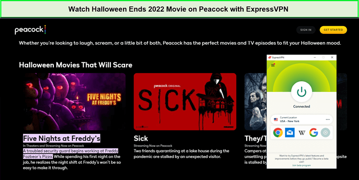  Guarda il film Halloween finisce nel 2022 in-Italia Su un pavone con ExpressVPN 